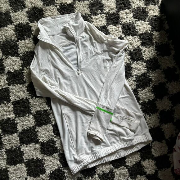 Lululemon Women's White and Grey Top - Picture 3 of 8